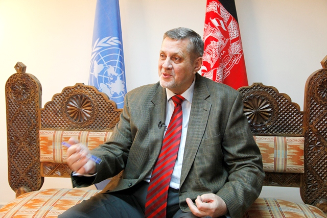 UN Special Representative Ján Kubiš. Photo: Fardin Waezi / UNAMA