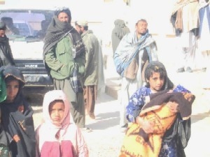 Afghan IDPs in southen Nimroz province. Photo: UNAMA