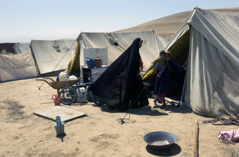 An IDP camp in the northern Afghan province of Balkh. Photo: Eric Kanalstein / UNAMA