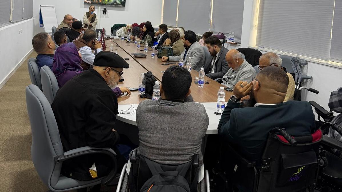 disability activists discuss representation with the UN