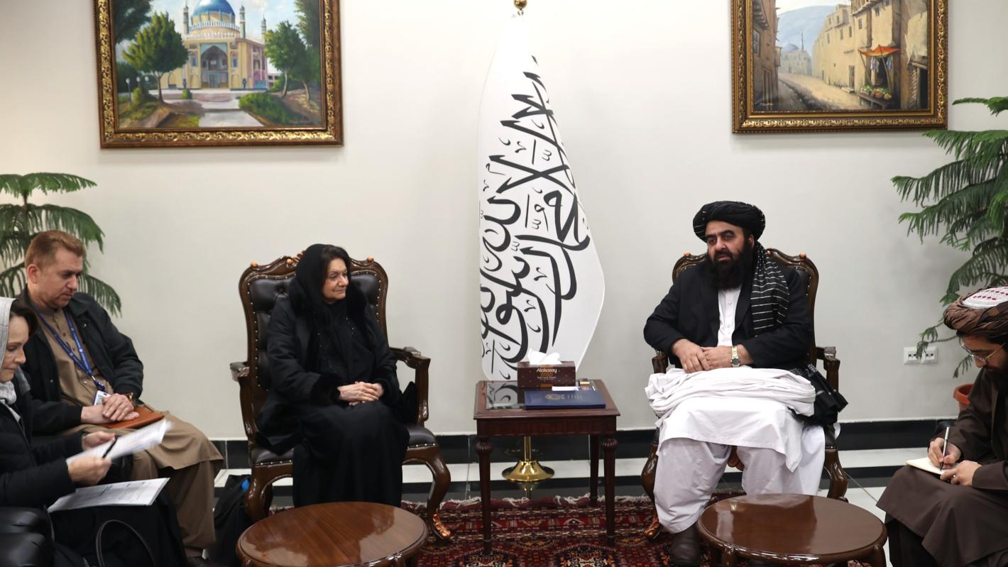 USG DiCarlo meeting with DF MoFA Maulvi Amir Khan Muttaqi