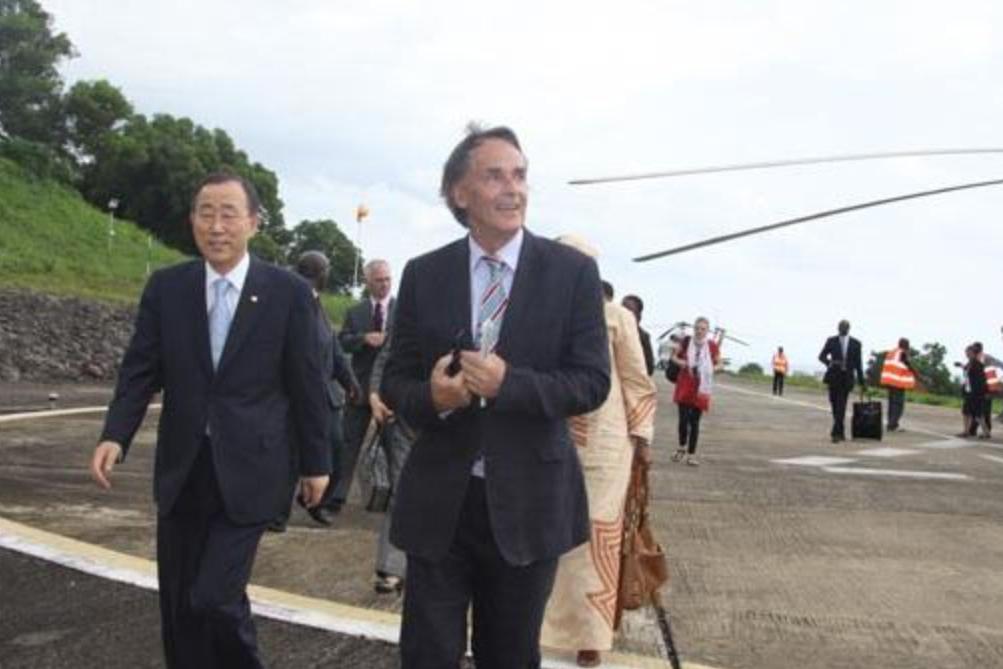 UN Secretary-General Arrives in Sierra Leone for a Visit