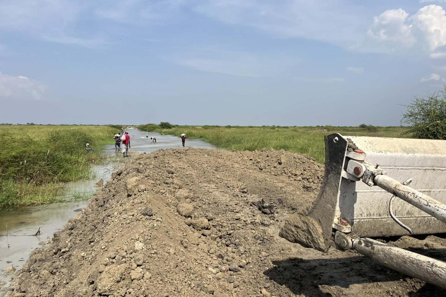 road work in malakal