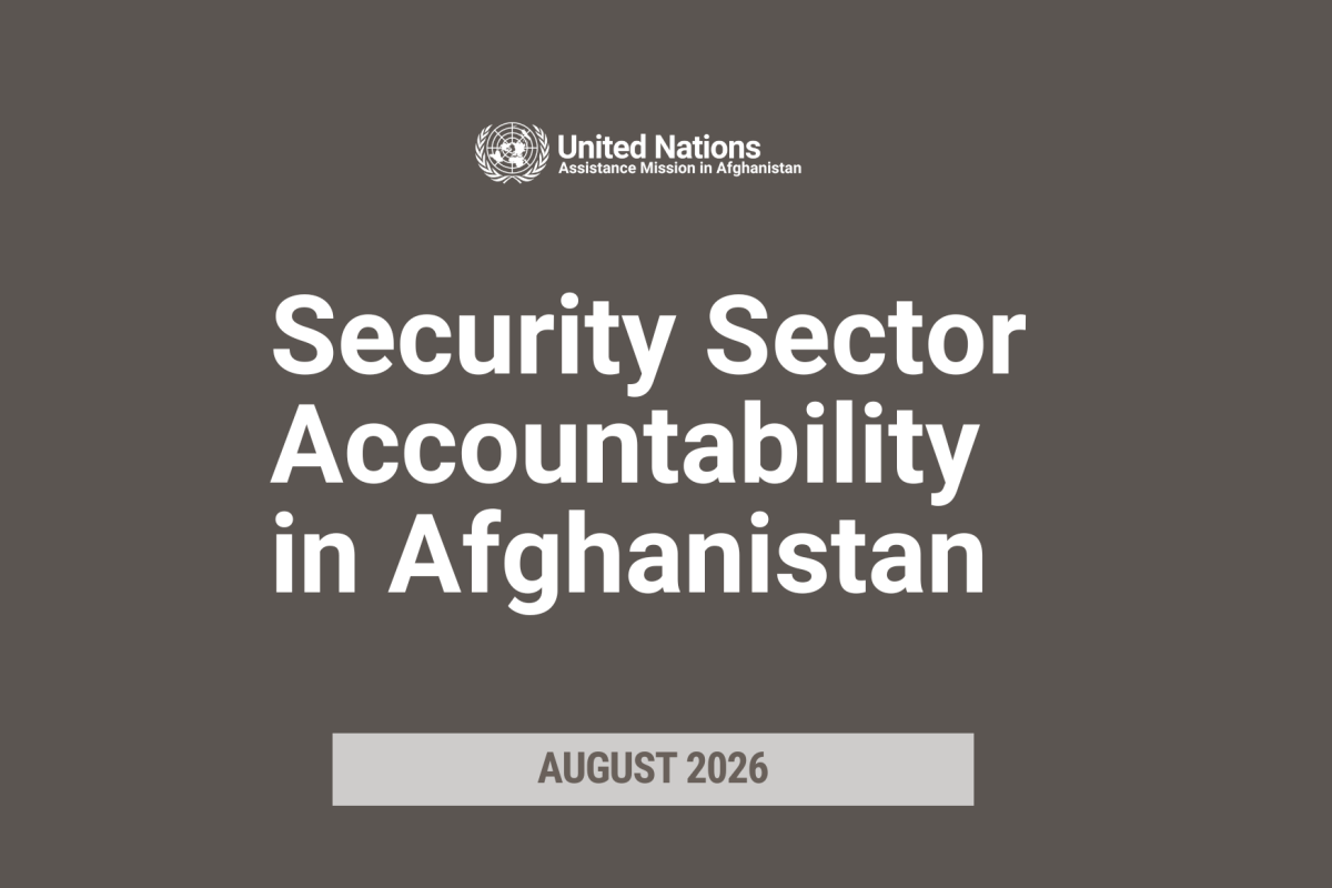 security sector accountability