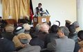 Coordination and cooperation to improve situation in the south east of Afghanistan
