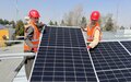 More solar panels to power UNAMA headquarters