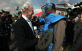 UN top envoy Staffan de Mistura observes Mine Action Day with Deminers 
