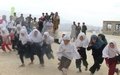 Hundreds of Afghan youth run for peace at start of Peace Day events in Dai Kundi 