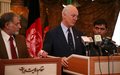 UN top envoy de Mistura visits Herat