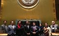 Afghan journalists tour UN Headquarters in New York on historic day