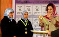 Gold medals for Afghan school girls