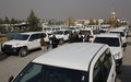 UNAMA donates 12 vehicles to Afghan electoral bodies
