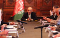 UN discusses technical electoral issues with President Ghani 