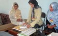Mock voting exercise in Bamyan