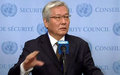 Media stakeout following SRSG Tadamichi Yamamoto's briefing to the Security Council 