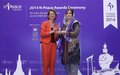 Young Afghan activist wins UNDP peace award